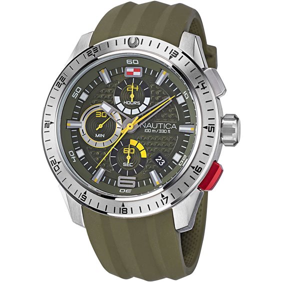 Orologio Nautica Uomo Nst 101 Chrono in Acciaio NAPNSF110 - NAPNSF110